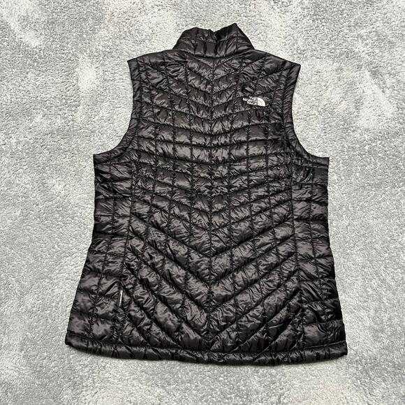 The North Face Vest Womens Medium Thermoball Trekker Trek Puffer Jacket Black - Picture 4 of 10